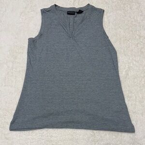NY Collection Charcoal Sleeveless Top